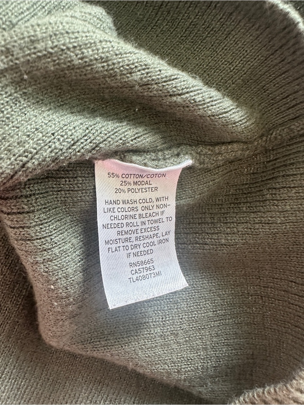 Leith Rib Wrap Sweater M - Picture 5 of 6
